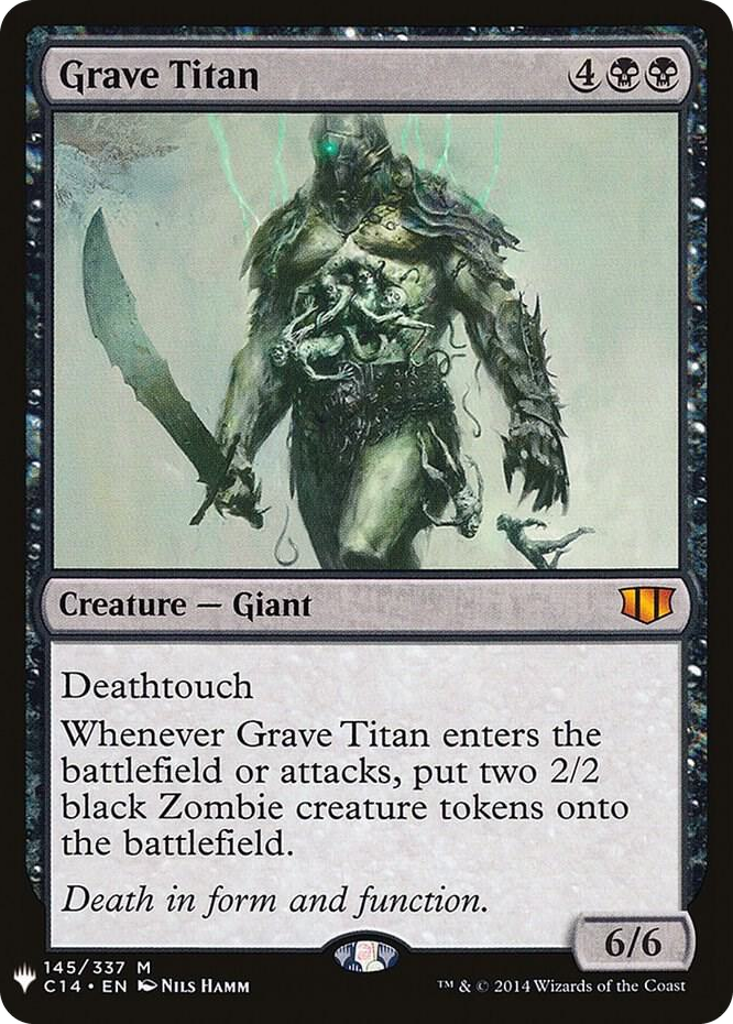 0145 Grave Titan M The List Reprints