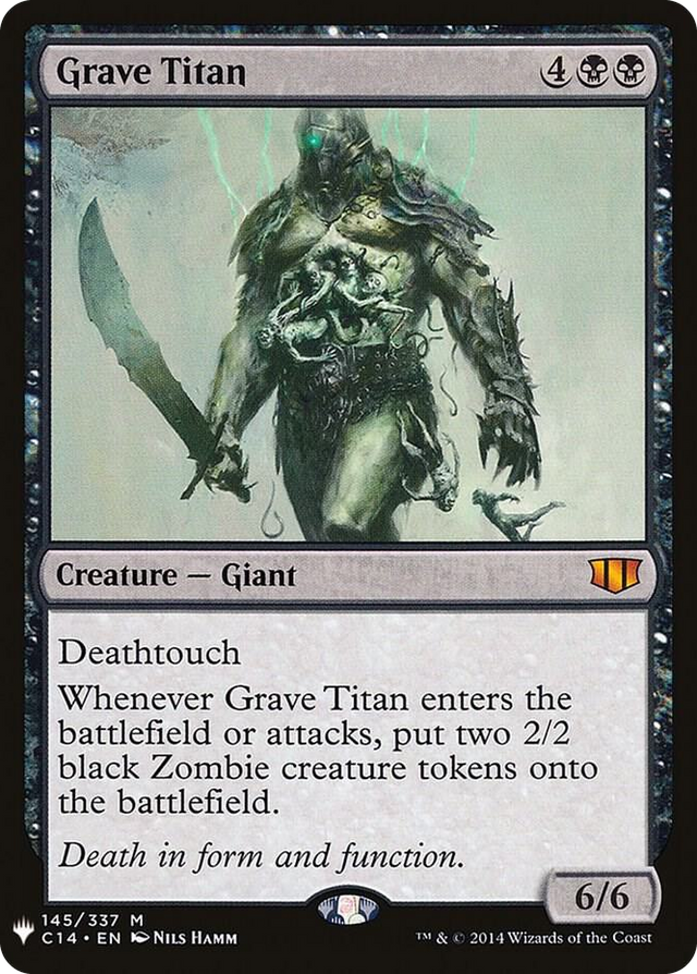 0145 Grave Titan M The List Reprints