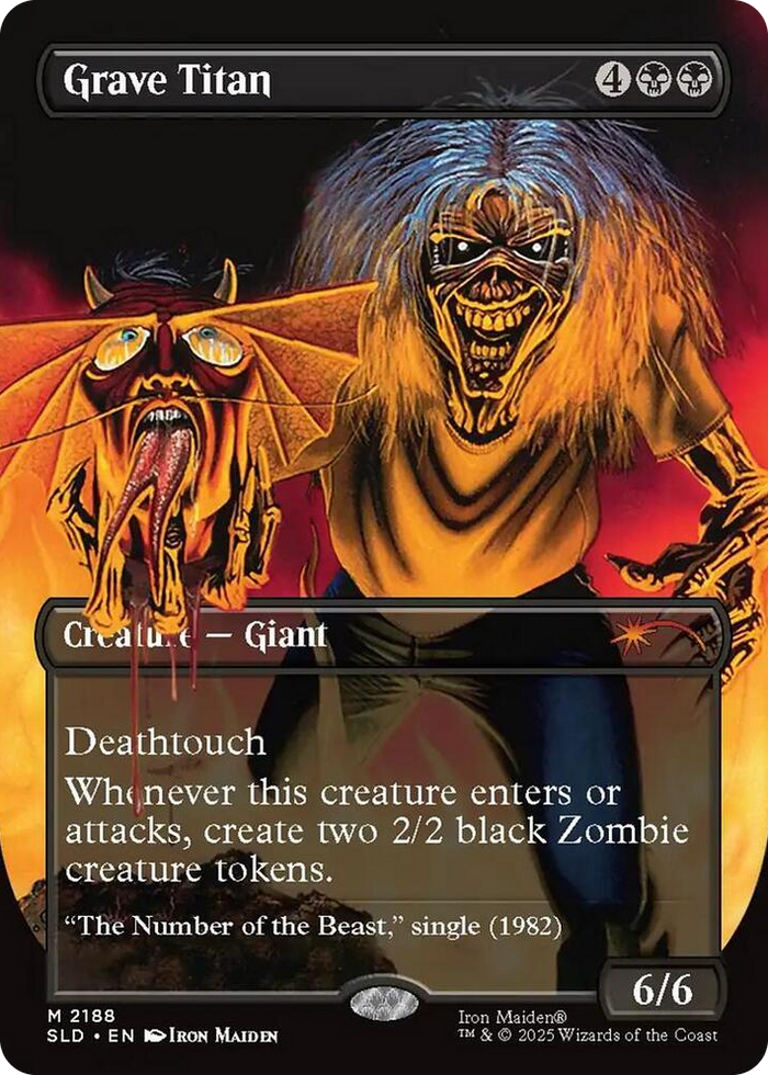 Grave Titan (2188) #2188 M - Secret Lair Drop Series Pokemon card