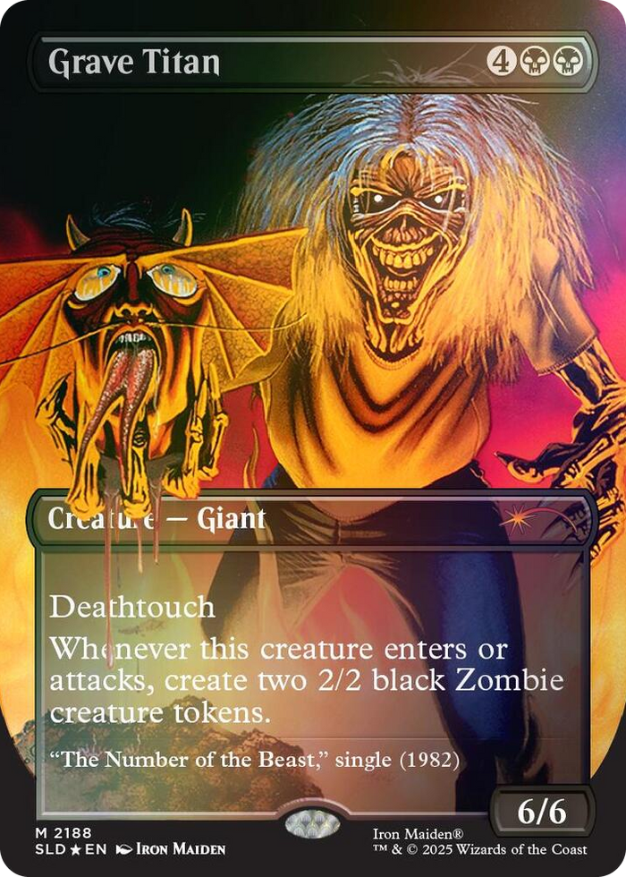 Grave Titan (2188) (Rainbow Foil) #2188 M - Secret Lair Drop Series Pokemon card