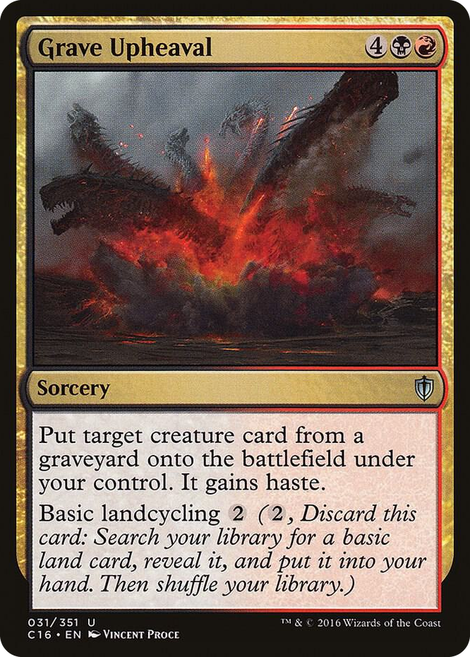 Grave Upheaval #31 U - Commander 2016 Pokemon card