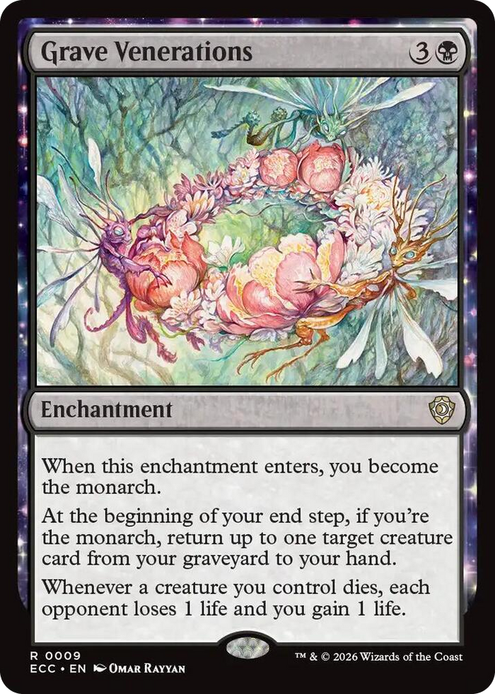 Grave Venerations #9 R - Commander: Lorwyn Eclipsed Pokemon card
