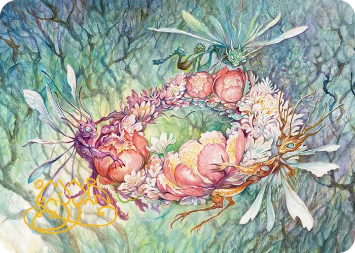 Grave Venerations Art Card (Gold-Stamped Signature) #46 S - Art Series: Lorwyn Eclipsed Pokemon card