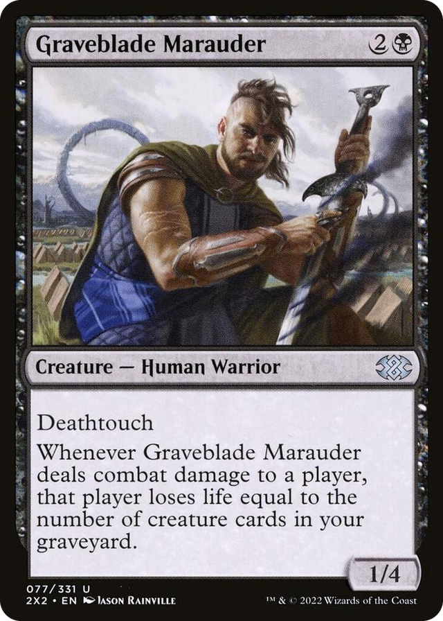 0077 Graveblade Marauder U Double Masters 2022