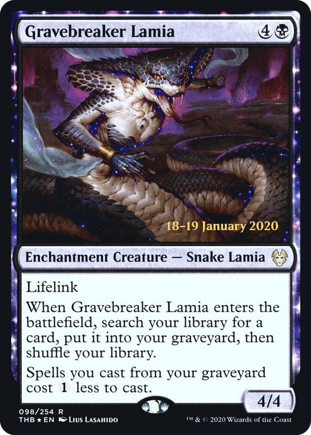 0098 Gravebreaker Lamia R Prerelease Cards