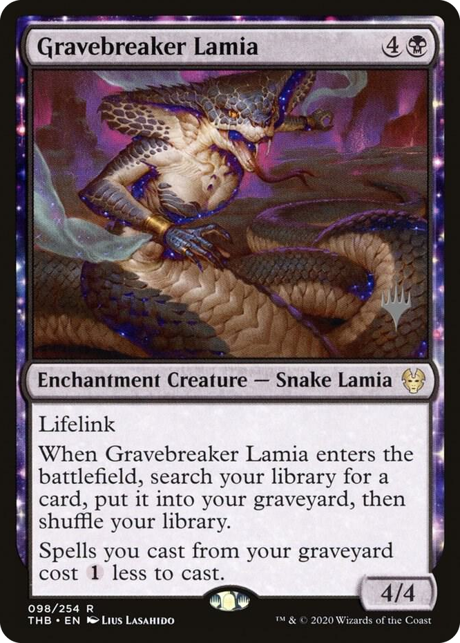 0098 Gravebreaker Lamia R Promo Pack: Theros Beyond Death