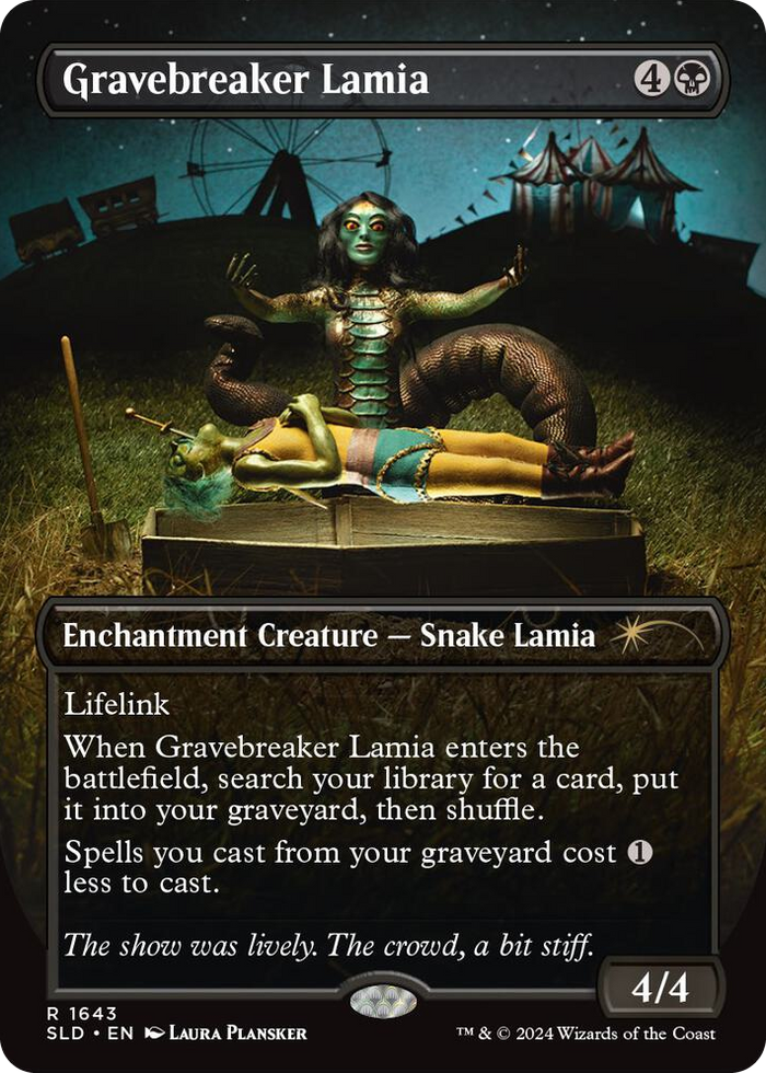 Gravebreaker Lamia #1643 R - Secret Lair Drop Series Pokemon card