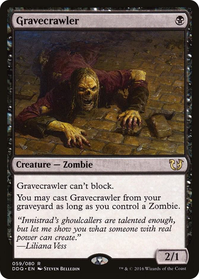 Gravecrawler #59 R - Duel Decks: Blessed vs. Cursed Pokemon card