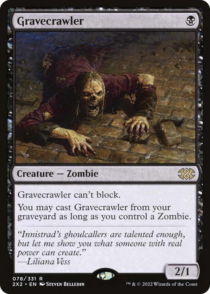 0078 Gravecrawler R Double Masters 2022
