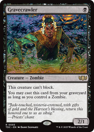 0093 Gravecrawler R Commander: Tarkir: Dragonstorm