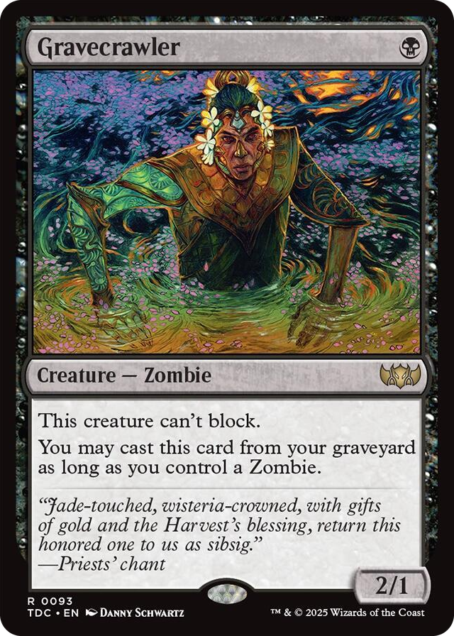 0093 Gravecrawler R Commander: Tarkir: Dragonstorm