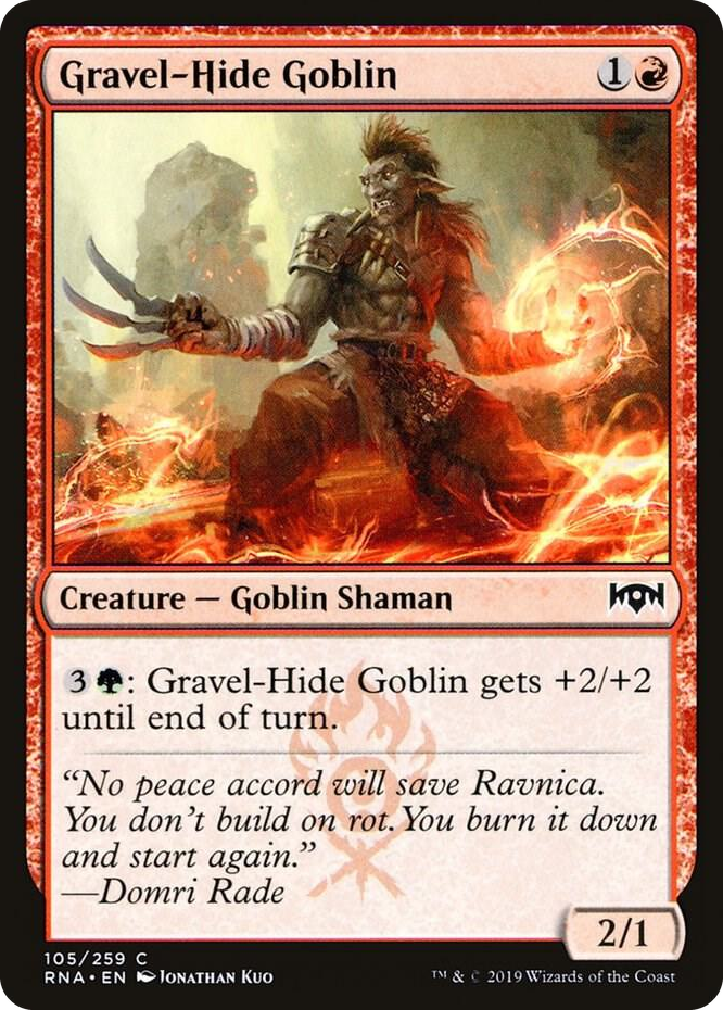 0105 Gravel-Hide Goblin C Ravnica Allegiance