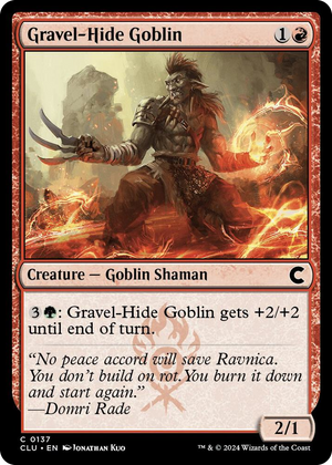 0137 Gravel-Hide Goblin C Ravnica: Clue Edition