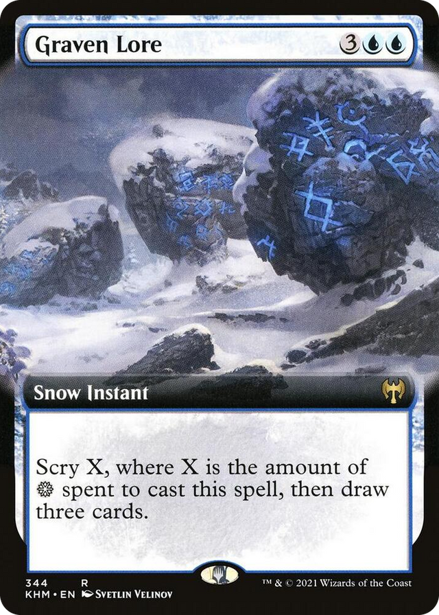 0344 Graven Lore (Extended Art) R Kaldheim