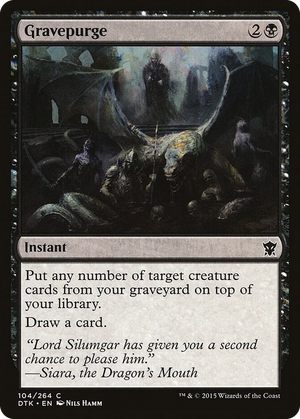 0104 Gravepurge C Dragons of Tarkir