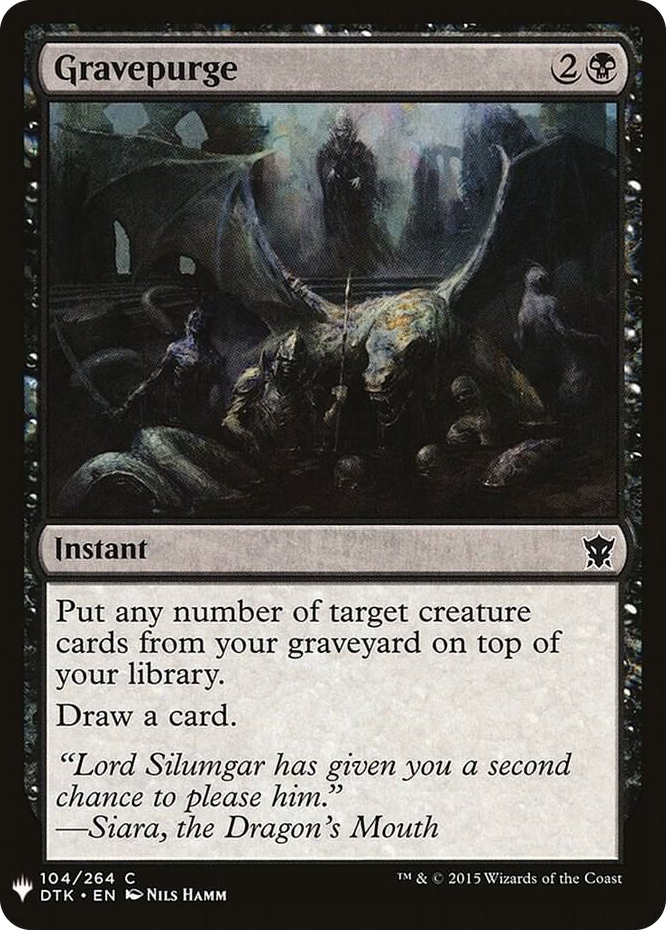 0104 Gravepurge C The List Reprints