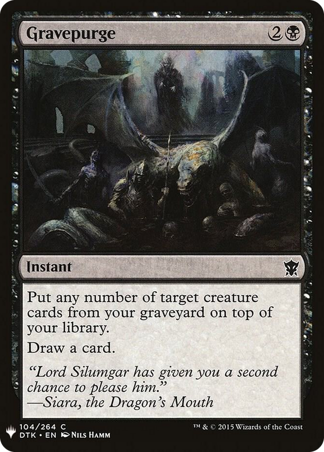 0104 Gravepurge C The List Reprints