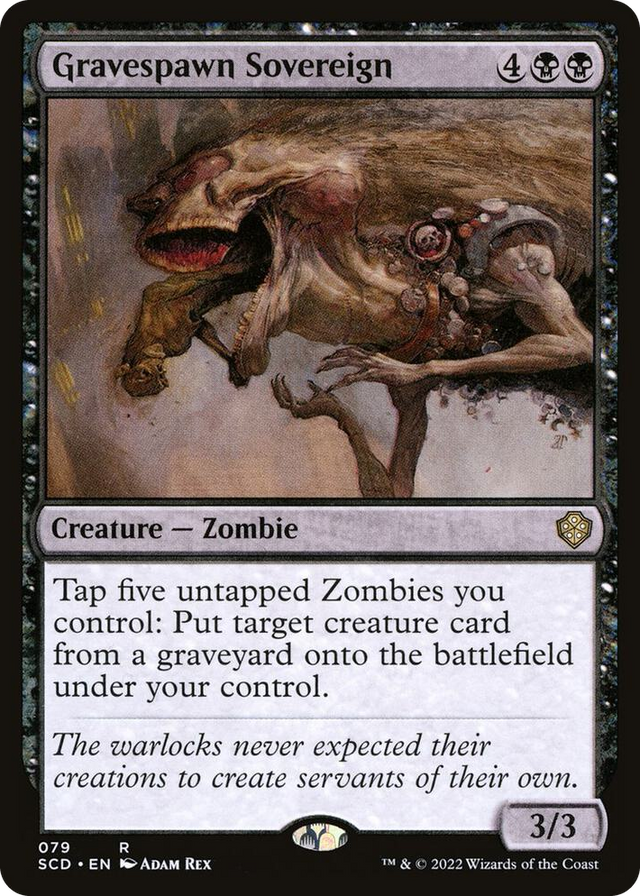 0079 Gravespawn Sovereign R Starter Commander Decks