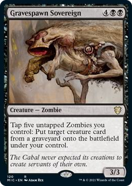 0120 Gravespawn Sovereign R Commander: Innistrad: Midnight Hunt