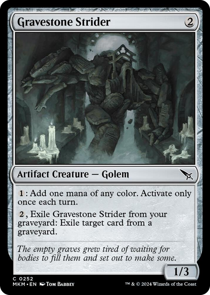 0252 Gravestone Strider C Murders at Karlov Manor