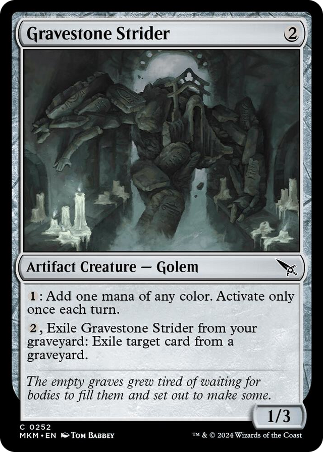 0252 Gravestone Strider C Murders at Karlov Manor