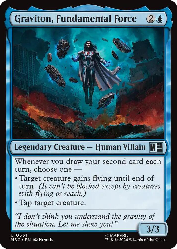 0531 Graviton, Fundamental Force U Commander: Marvel Super Heroes