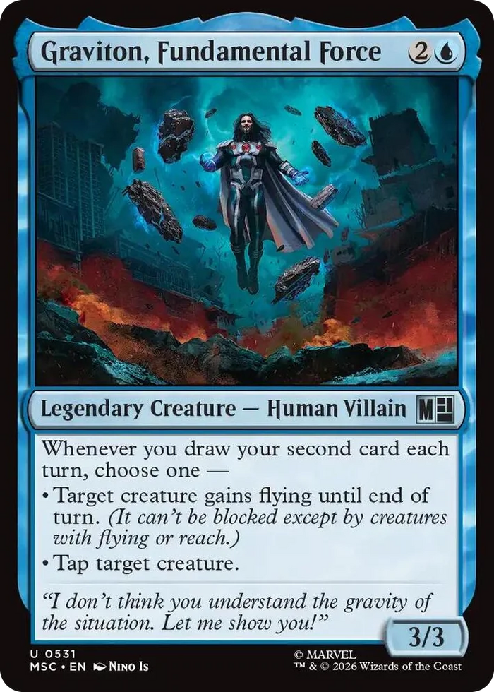 0531 Graviton, Fundamental Force U Commander: Marvel Super Heroes