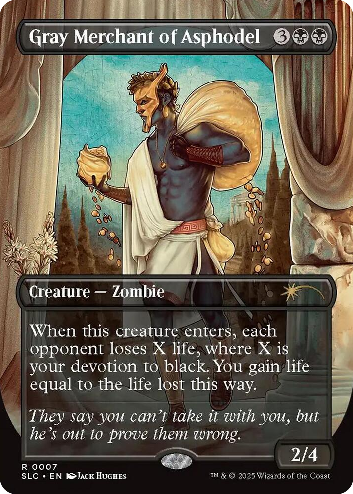 0007 Gray Merchant of Asphodel R Secret Lair Countdown Kit