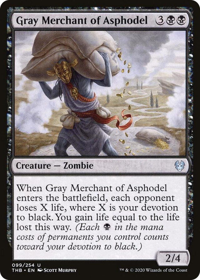 0099 Gray Merchant of Asphodel U Theros Beyond Death