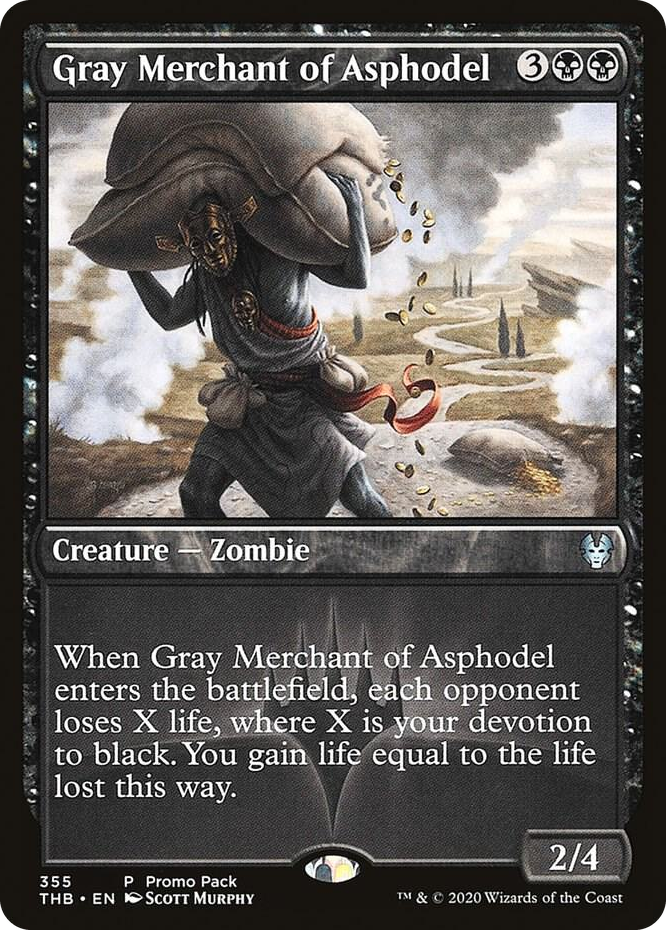 0355 Gray Merchant of Asphodel P Promo Pack: Theros Beyond Death
