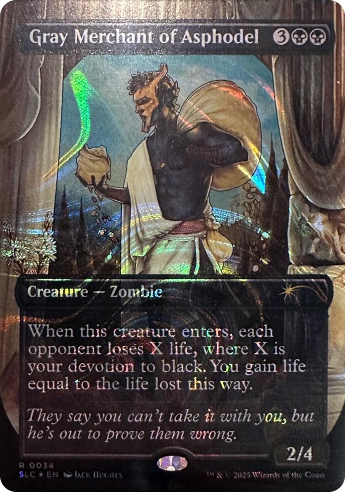 0034 Gray Merchant of Asphodel (Halo Foil) R Secret Lair Countdown Kit