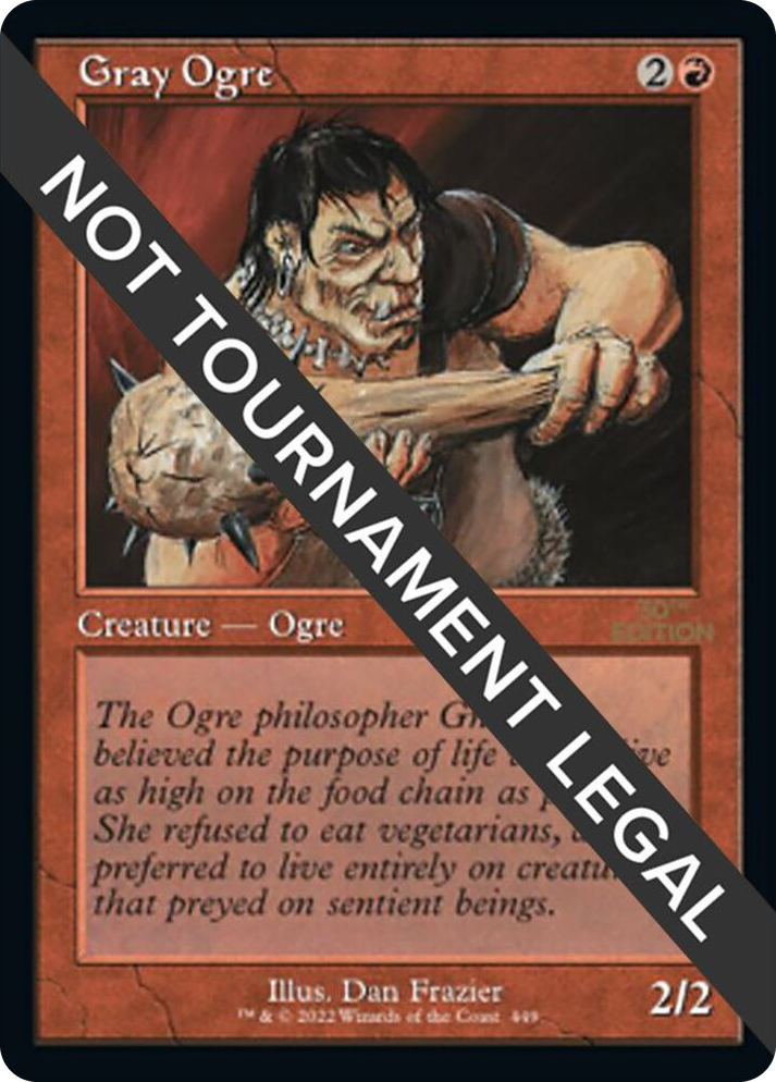 0449 Gray Ogre (Retro Frame) C 30th Anniversary Edition