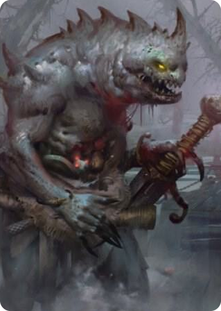 0015 Gray Slaad Art Card S Art Series: Commander Legends: Battle for Baldur's Gate