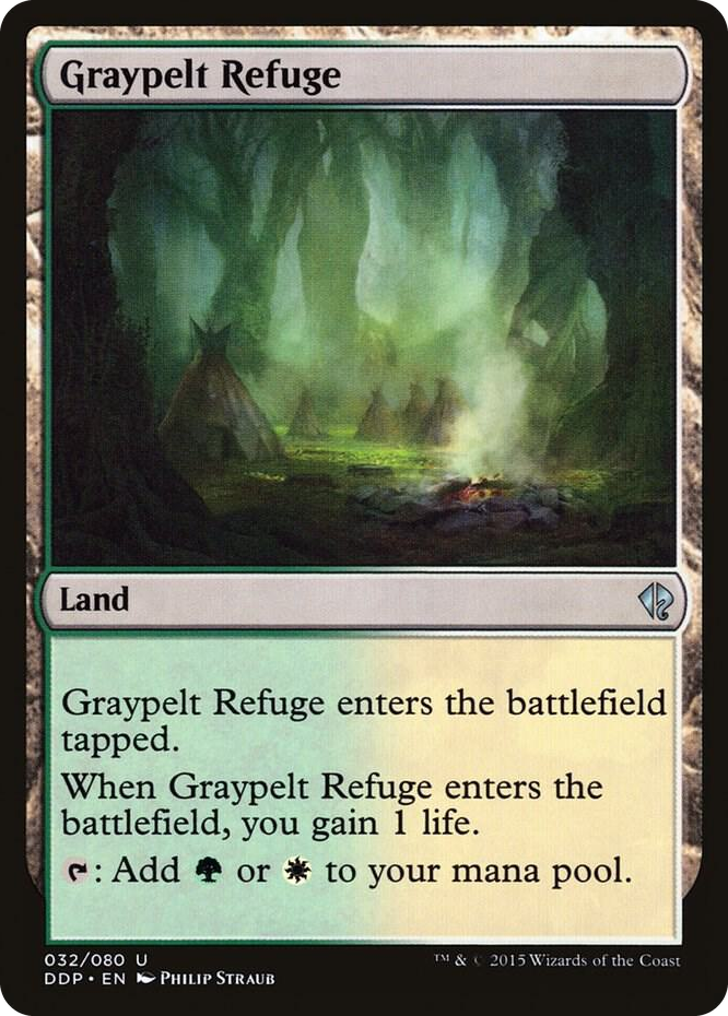 Graypelt Refuge #32 U - Duel Decks: Zendikar vs. Eldrazi Pokemon card