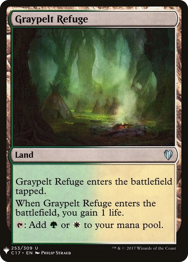 0253 Graypelt Refuge (C17) U The List Reprints