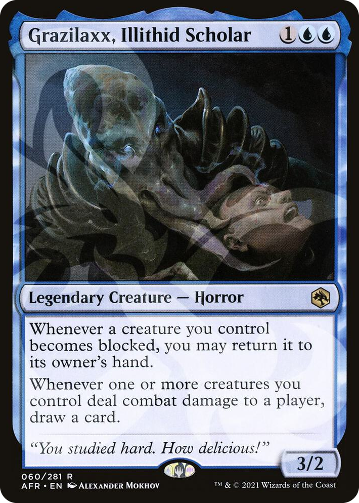 0060 Grazilaxx, Illithid Scholar R AFR Ampersand Promos