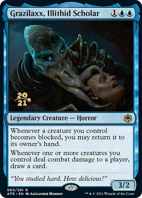 0060 Grazilaxx, Illithid Scholar R Prerelease Cards