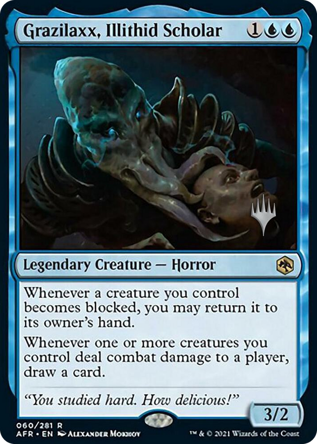 0060 Grazilaxx, Illithid Scholar R Promo Pack: Adventures in the Forgotten Realms