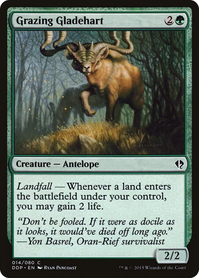 0014 Grazing Gladehart C Duel Decks: Zendikar vs. Eldrazi
