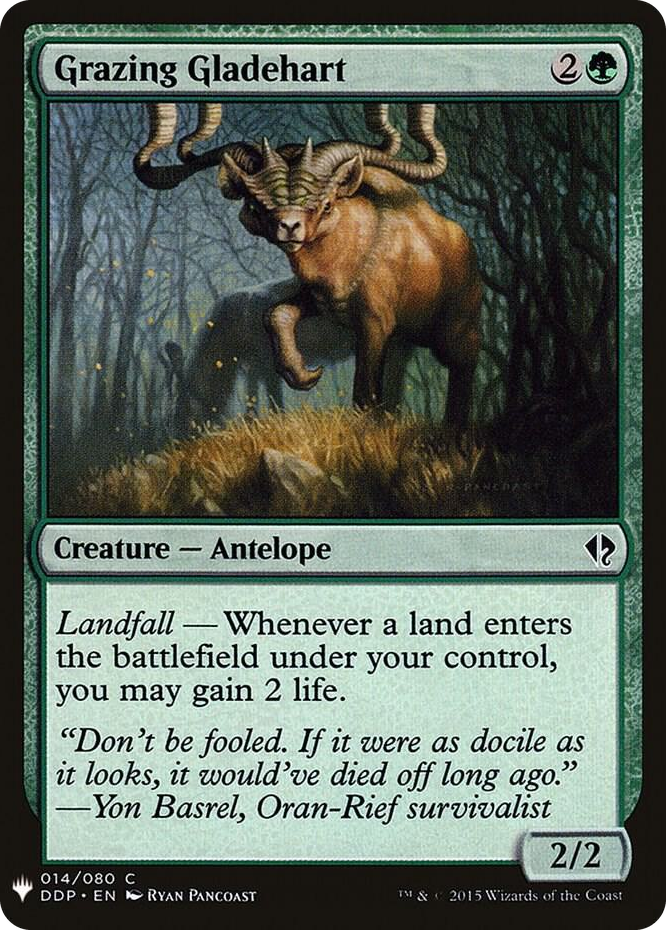 Grazing Gladehart #14 C - The List Reprints Pokemon card
