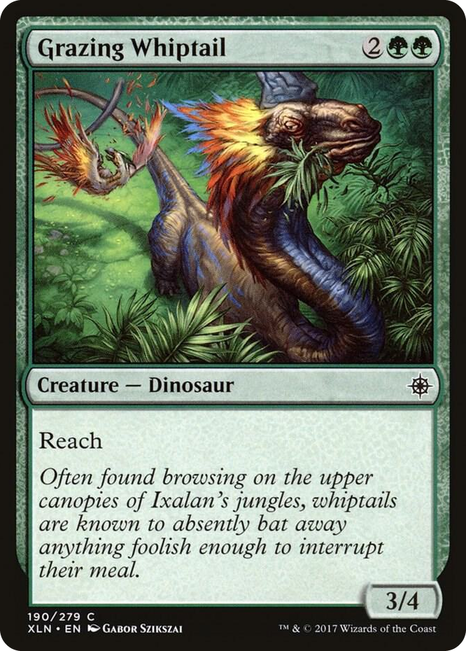 0190 Grazing Whiptail C Ixalan