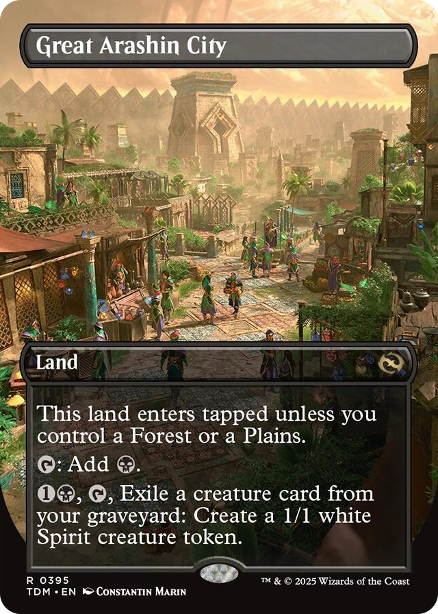 0395 Great Arashin City (Borderless) R Dragonstorm