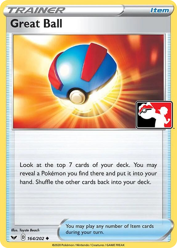 0164 Great Ball Uncommon Prize Pack Series Cards