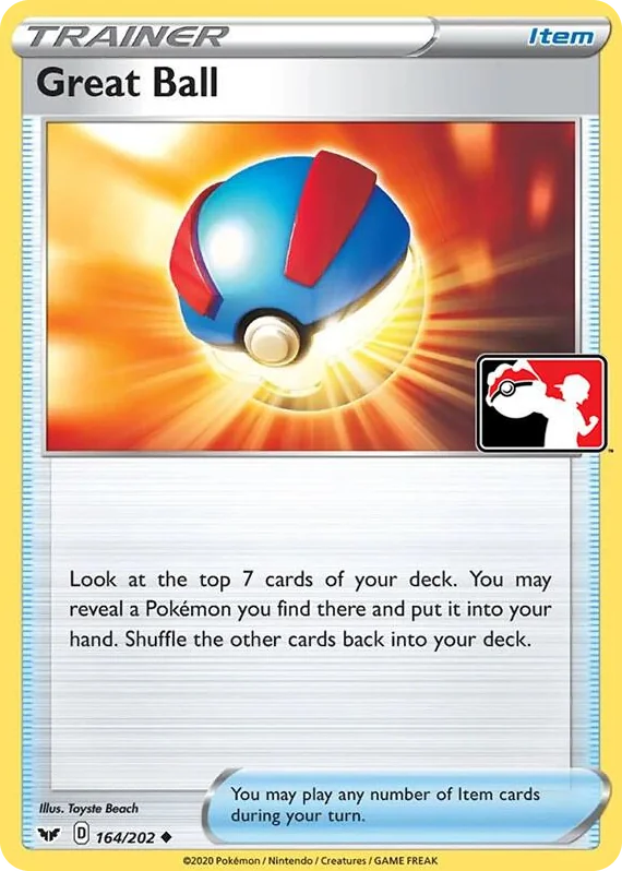 0164 Great Ball Uncommon Prize Pack Series Cards