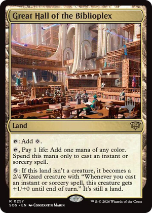 0257 Great Hall of the Biblioplex R Promo Pack: Secrets of Strixhaven