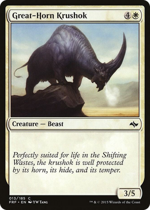 0013 Great-Horn Krushok C Fate Reforged