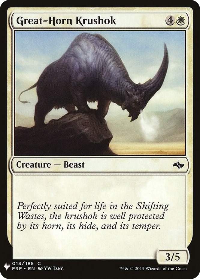 Great-Horn Krushok #13 C - The List Reprints Pokemon card
