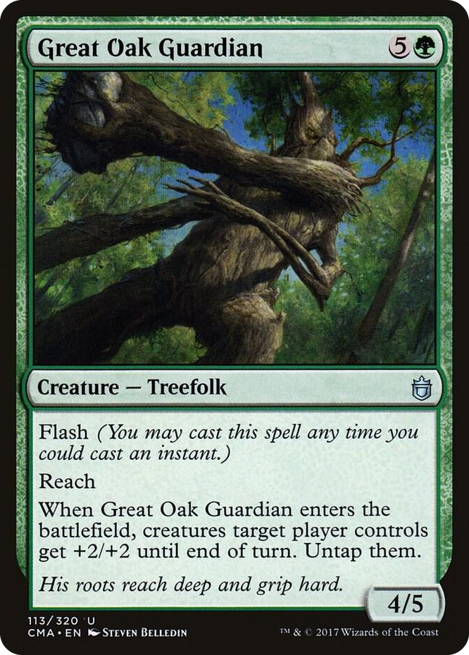Great Oak Guardian #113 U - Commander Anthology Pokemon card