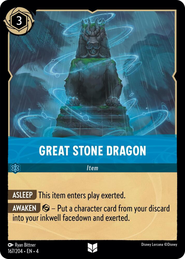 0167 Great Stone Dragon Uncommon Ursula's Return