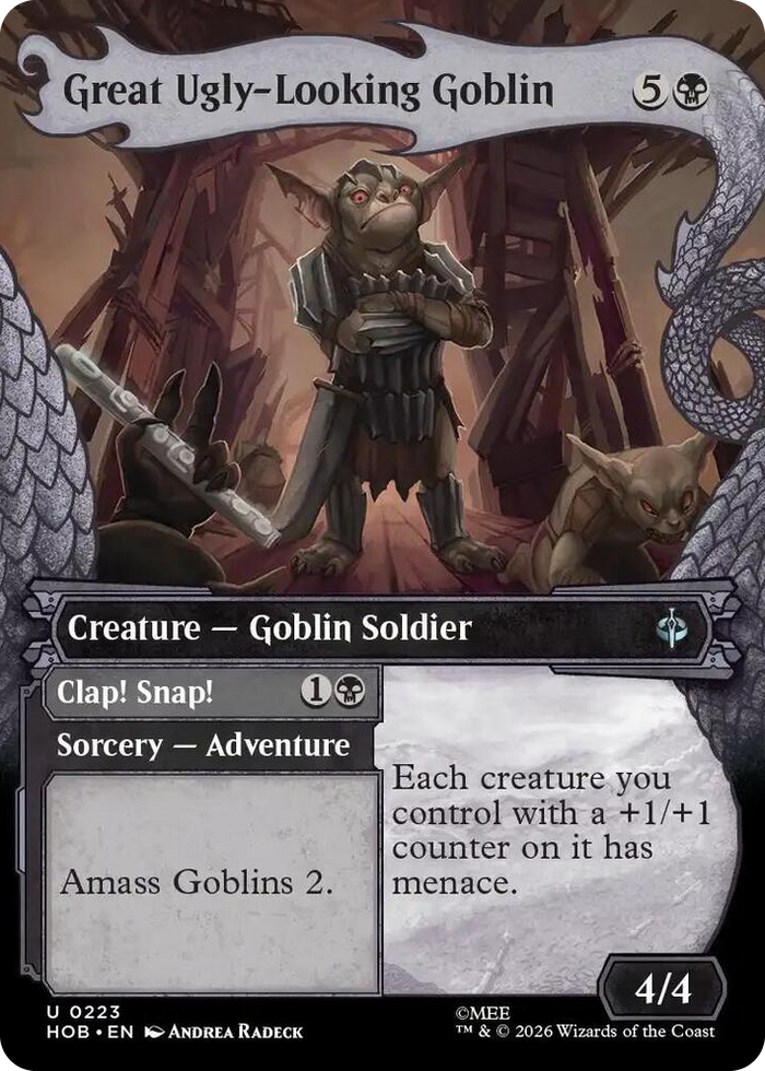 Great Ugly-Looking Goblin (Showcase) #223 U - The Hobbit Pokemon card